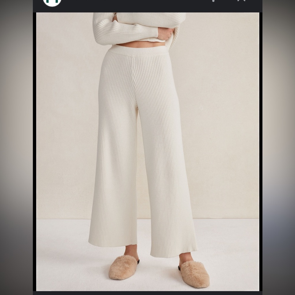 Haven Well Within Organic Cotton Wide Leg Knit Pant